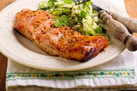 Recipe: Mustard-Baked Salmon
