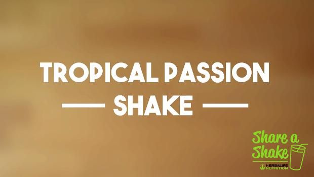 Recipe:Tropical Passion Shake